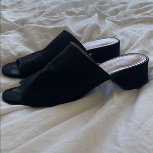 Top shop block heeled mules